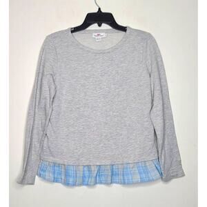 Vineyard Vines ruffled long sleeve shirt - small